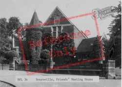 Friends Meeting House c.1950, Bournville