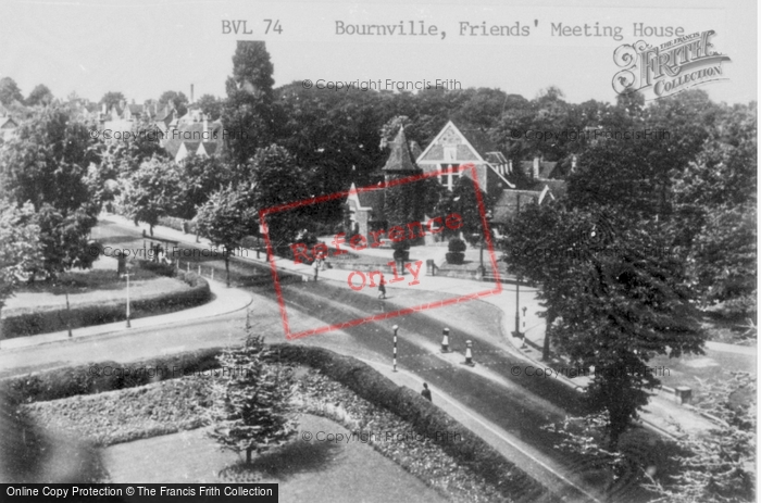 Photo of Bournville, Friends Meeting House c.1955
