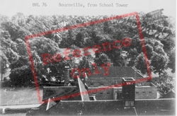 From School Tower c.1955, Bournville