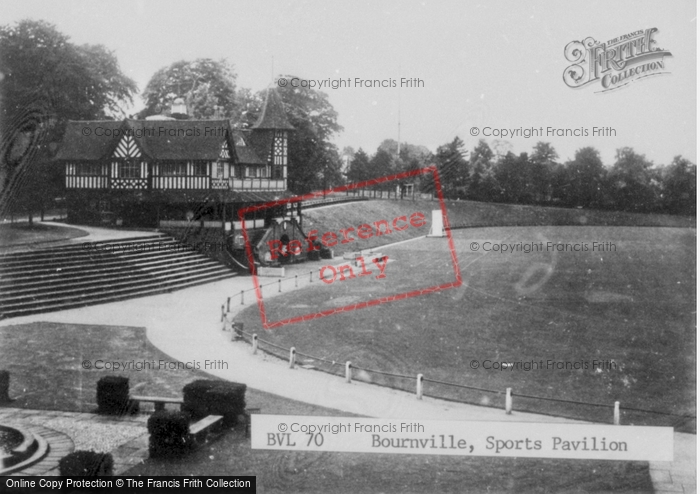 Photo of Bournville, Sports Pavilion c.1955