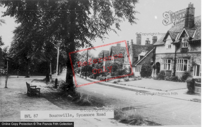 Photo of Bournville, Sycamore Road 1965