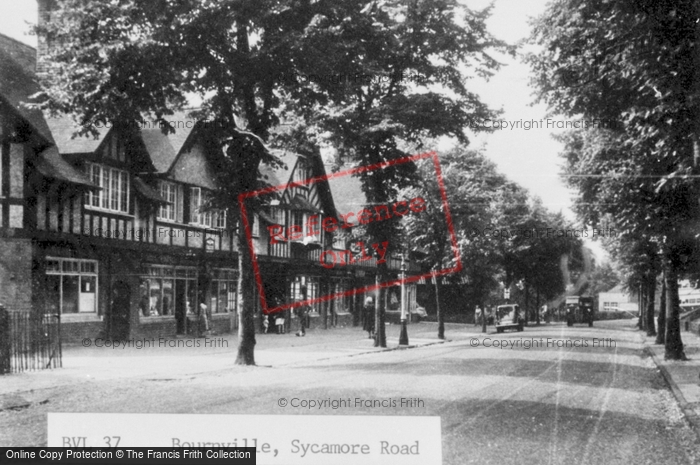 Photo of Bournville, Sycamore Road c.1950