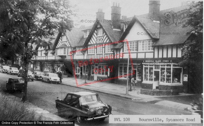 Photo of Bournville, Sycamore Road c.1965