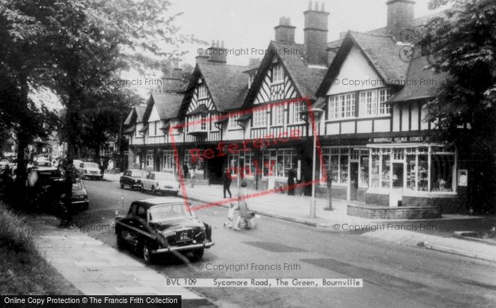Photo of Bournville, Sycamore Road, The Green c.1965