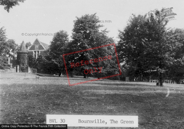 Photo of Bournville, The Green c.1950