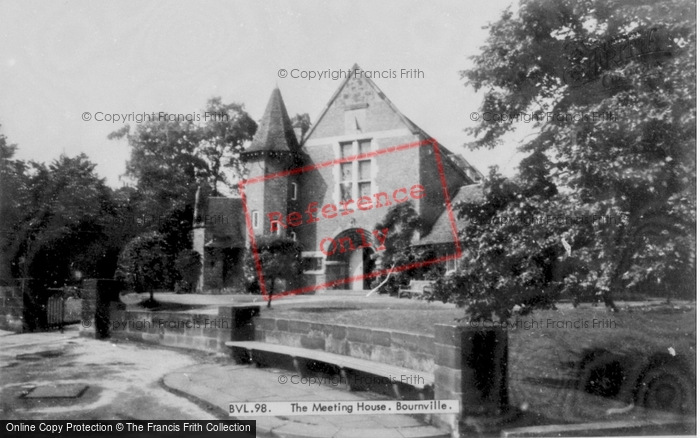 Photo of Bournville, The Meeting House c.1965