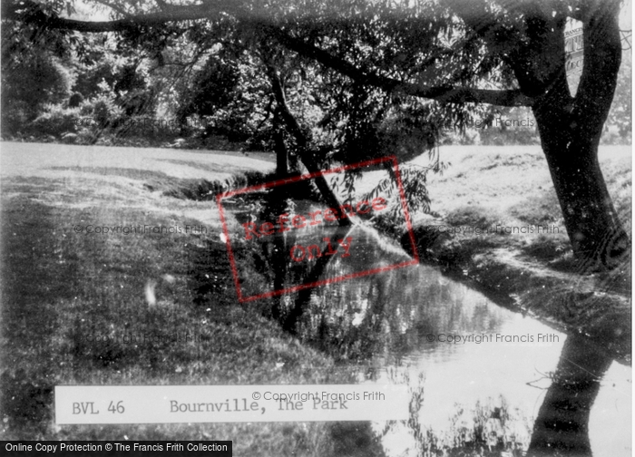 Photo of Bournville, The Park c.1950