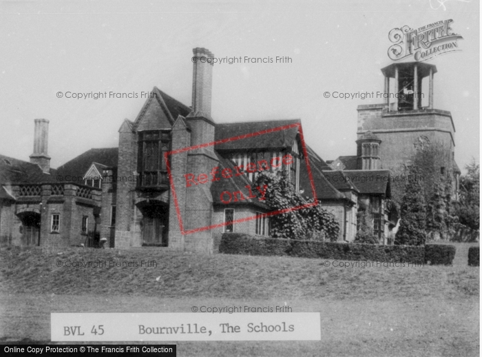 Photo of Bournville, The Schools c.1950