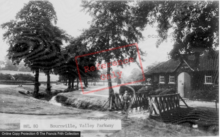 Photo of Bournville, Valley Parkway c.1960