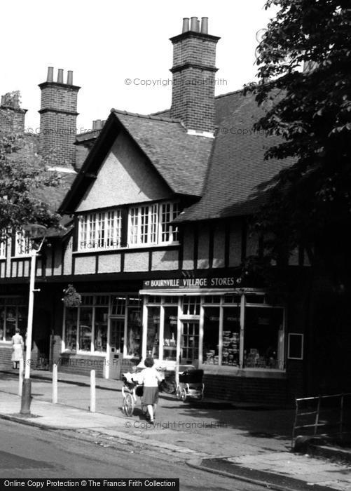 Photo of Bournville, Village Stores, Sycamore Road 1965
