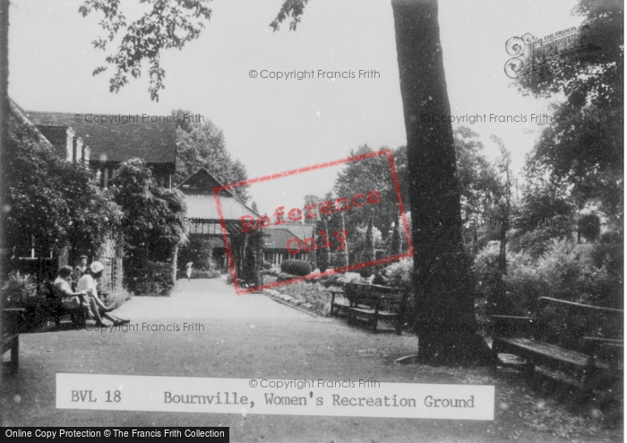 Photo of Bournville, Women's Recreation Ground c.1950