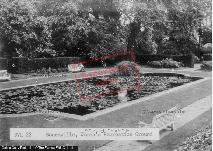 Photo of Bournville, Women's Recreation Ground c.1950