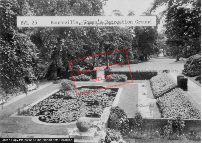 Photo of Bournville, Women's Recreation Ground c.1950