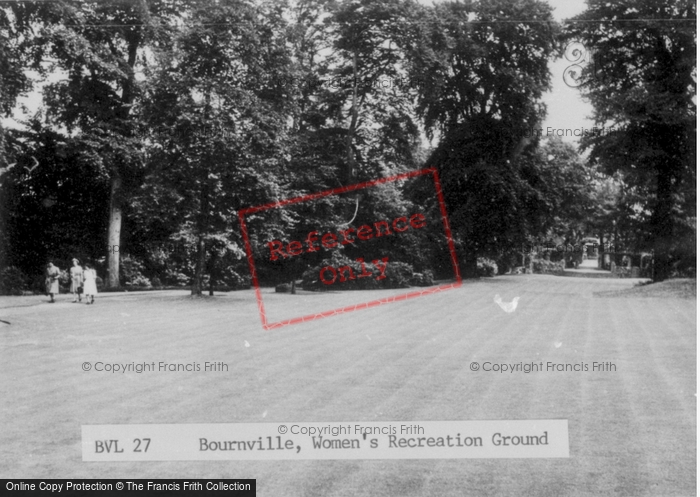 Photo of Bournville, Women's Recreation Ground c.1950