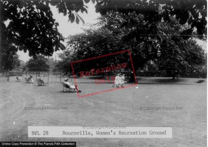 Photo of Bournville, Women's Recreation Ground c.1950