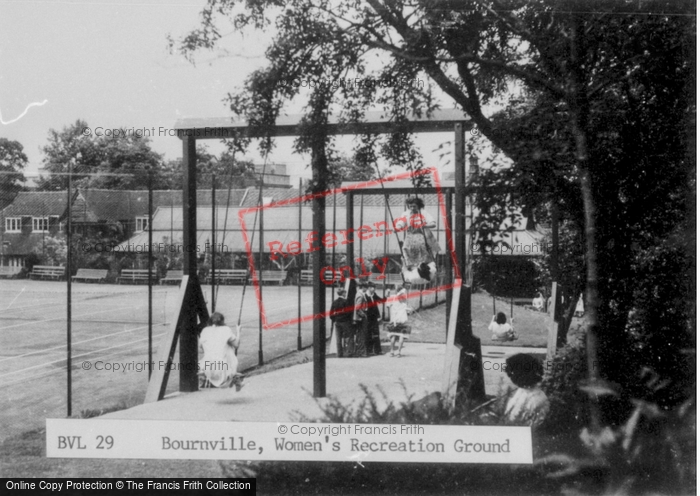 Photo of Bournville, Women's Recreation Ground c.1950