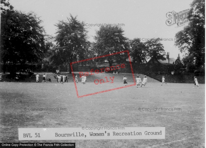 Photo of Bournville, Women's Recreation Ground c.1950