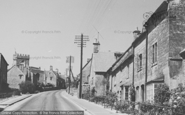 Photo of Bourton On The Hill, The Village c.1955