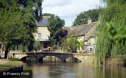 Bridge Over River Windrush By Old Mill c.1980, Bourton-on-The-Water