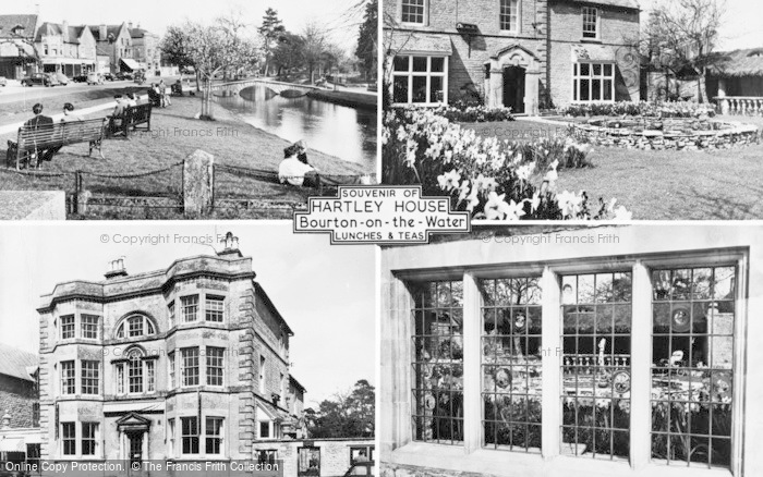 Photo of Bourton On The Water, Hartley House Composite c.1955