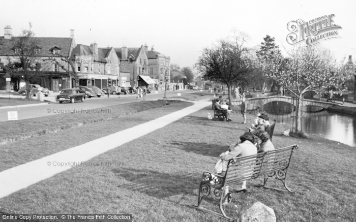Photo of Bourton On The Water, View From The Memorial c.1955
