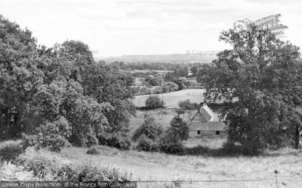 Photo of Bourton, View From The Hill c.1955