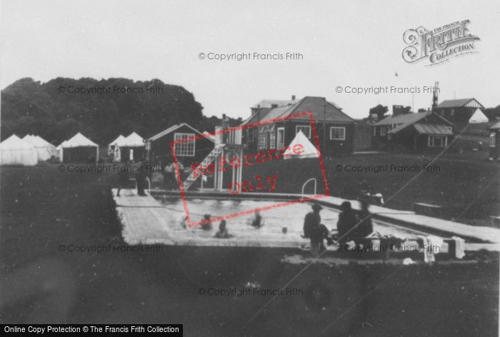 Photo of Boverton, Camp Swimming Pool c.1950
