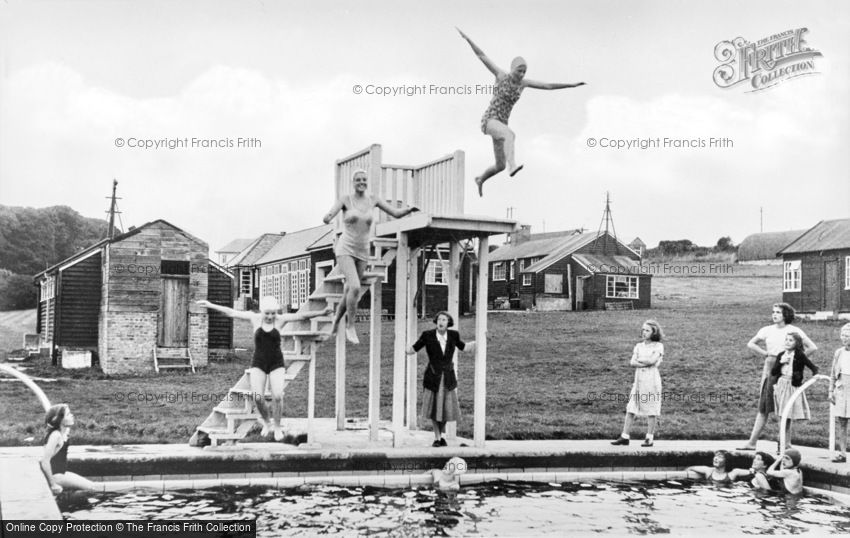 Boverton, the Camp, the Diving Board c1947