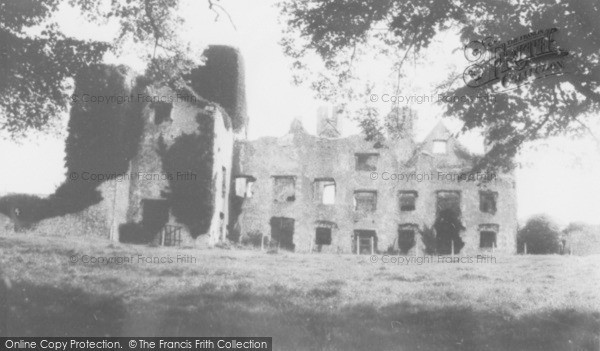 Photo of Boverton, The Castle c.1960