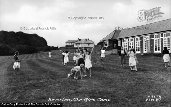 Photo of Boverton, The Girls' Camp c.1947