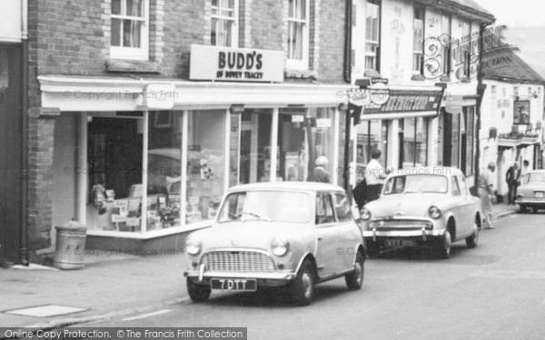 Photo of Bovey Tracey, Budd's, Town Hall Place c.1965