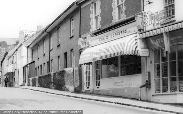 Photo of Bovey Tracey, Butcher's Shop In Fore Street c.1965