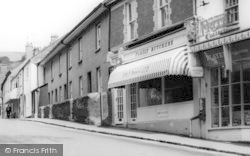 Butcher's Shop In Fore Street c.1965, Bovey Tracey
