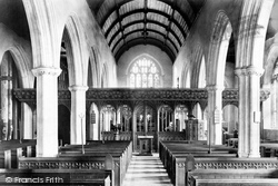 Church Interior 1907, Bovey Tracey