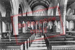 Church Interior, Screen 1907, Bovey Tracey