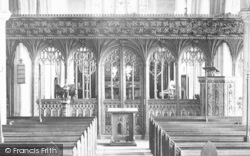 Church Screen 1907, Bovey Tracey