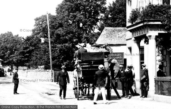 Photo of Bovey Tracey, Coach For The Moors 1907