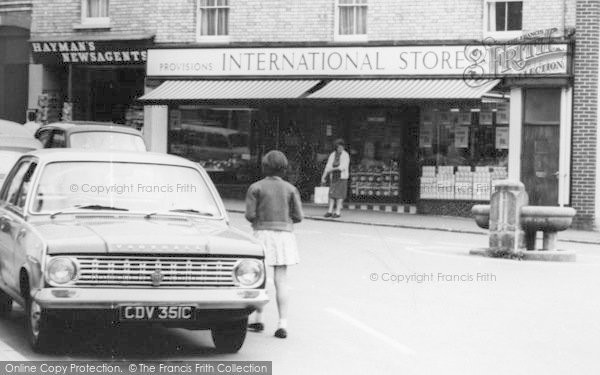 Photo of Bovey Tracey, International Stores c.1965