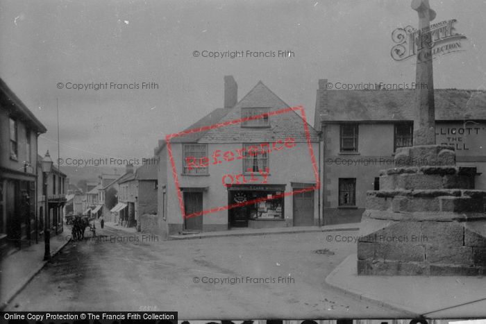 Photo of Bovey Tracey, Market Cross 1907