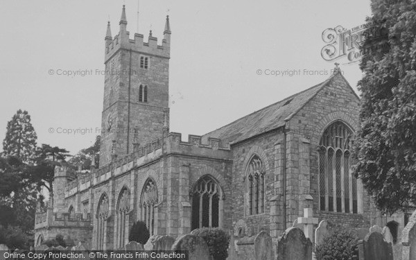 Photo of Bovey Tracey, Parish Church c.1955