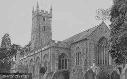 Parish Church c.1955, Bovey Tracey