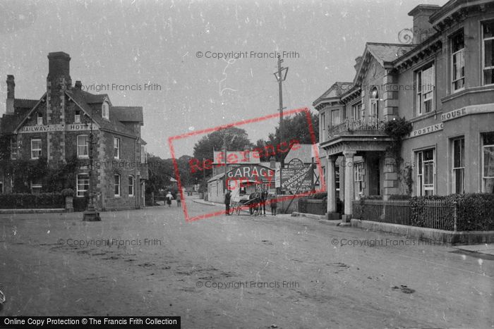 Photo of Bovey Tracey, Railway Hotel 1920