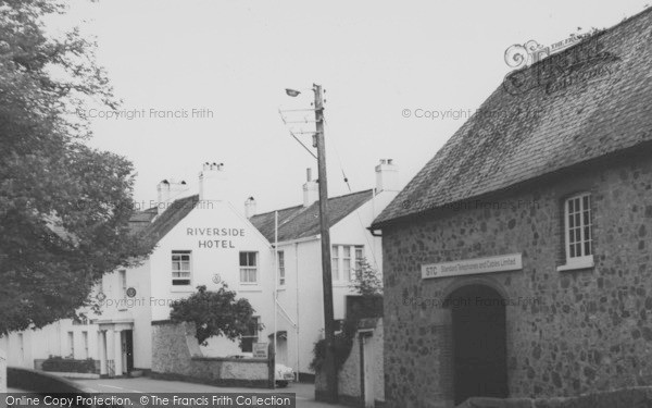 Photo of Bovey Tracey, Riverside Hotel c.1965