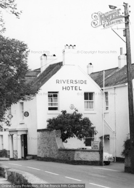 Photo of Bovey Tracey, Riverside Hotel c.1965