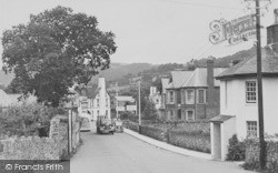 The Dartmoor Hotel Corner c.1955, Bovey Tracey