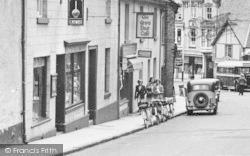 The Green Door Cafe, Fore Street c.1955, Bovey Tracey