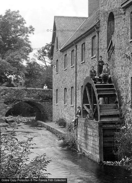 Photo of Bovey Tracey, The Mill Wheel 1920 - Francis Frith