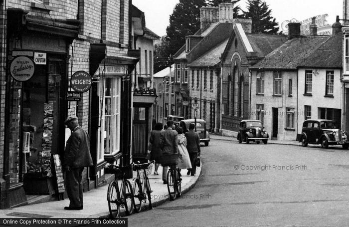 Photo of Bovey Tracey, The Square c.1955