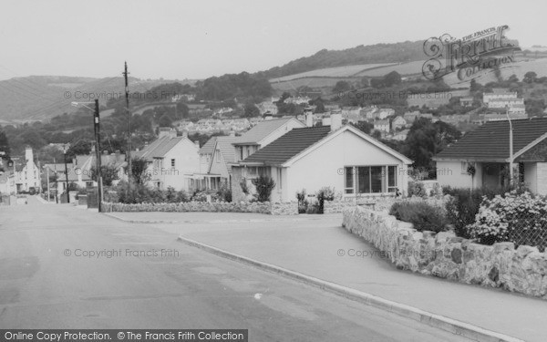 Photo of Bovey Tracey, View From Heathfield Terrace c.1965