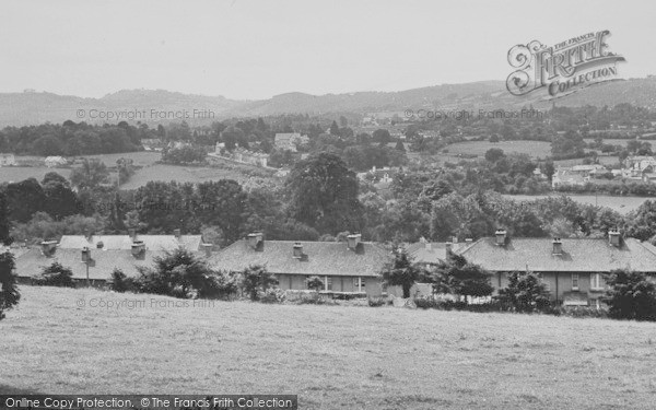 Photo of Bovey Tracey, View From Mary Street c.1955